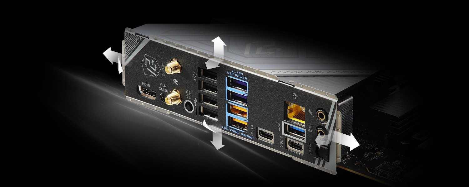 Flexible Integrated I/O Shield